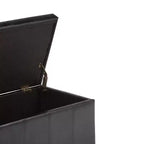Banc de rangement ottoman Megan 34 - Wyndenhall
