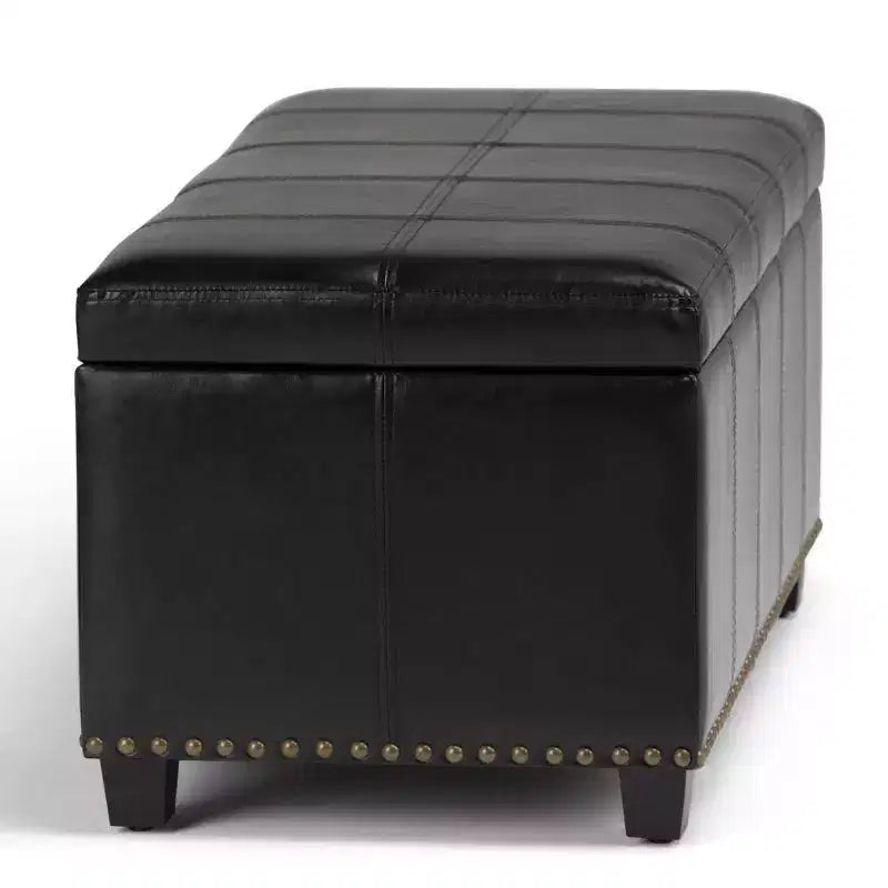 Banc de rangement ottoman Megan 34 - Wyndenhall
