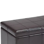 Banc de rangement ottoman Megan 34 - Wyndenhall