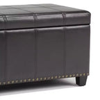 Banc de rangement ottoman Megan 34 - Wyndenhall