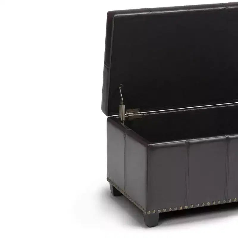 Banc de rangement ottoman Megan 34 - Wyndenhall