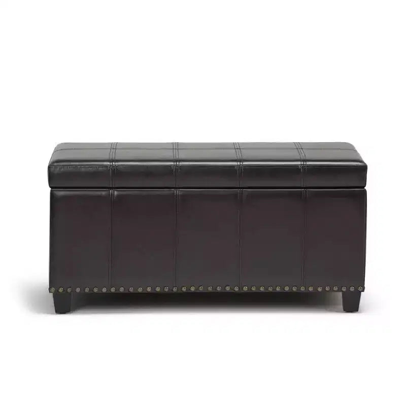 Banc de rangement ottoman Megan 34 - Wyndenhall