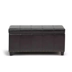Banc de rangement ottoman Megan 34 - Wyndenhall