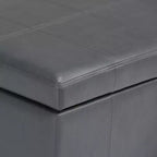 Banc de rangement ottoman Megan 34 - Wyndenhall