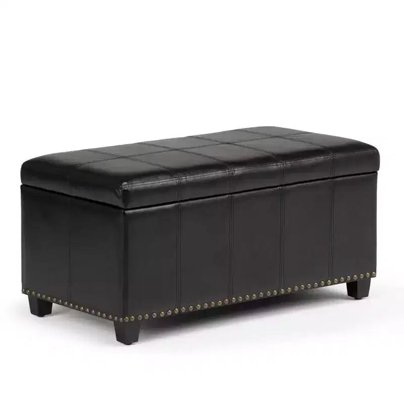 Banc de rangement ottoman Megan 34 - Wyndenhall