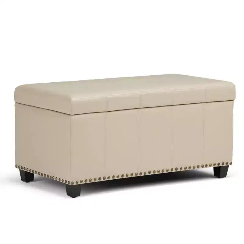 Banc de rangement ottoman Megan 34 - Wyndenhall