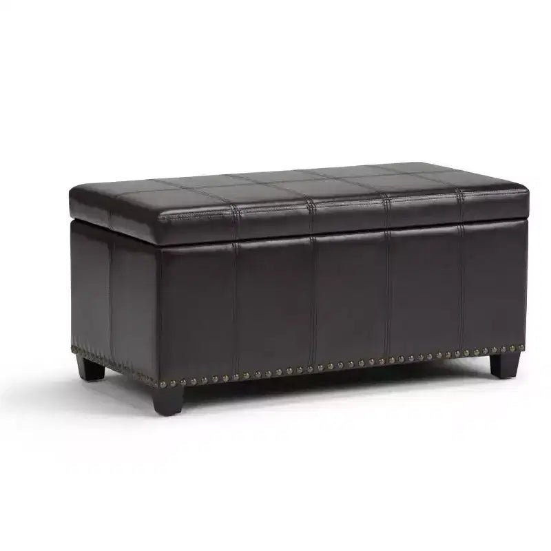 Banc de rangement ottoman Megan 34 - Wyndenhall
