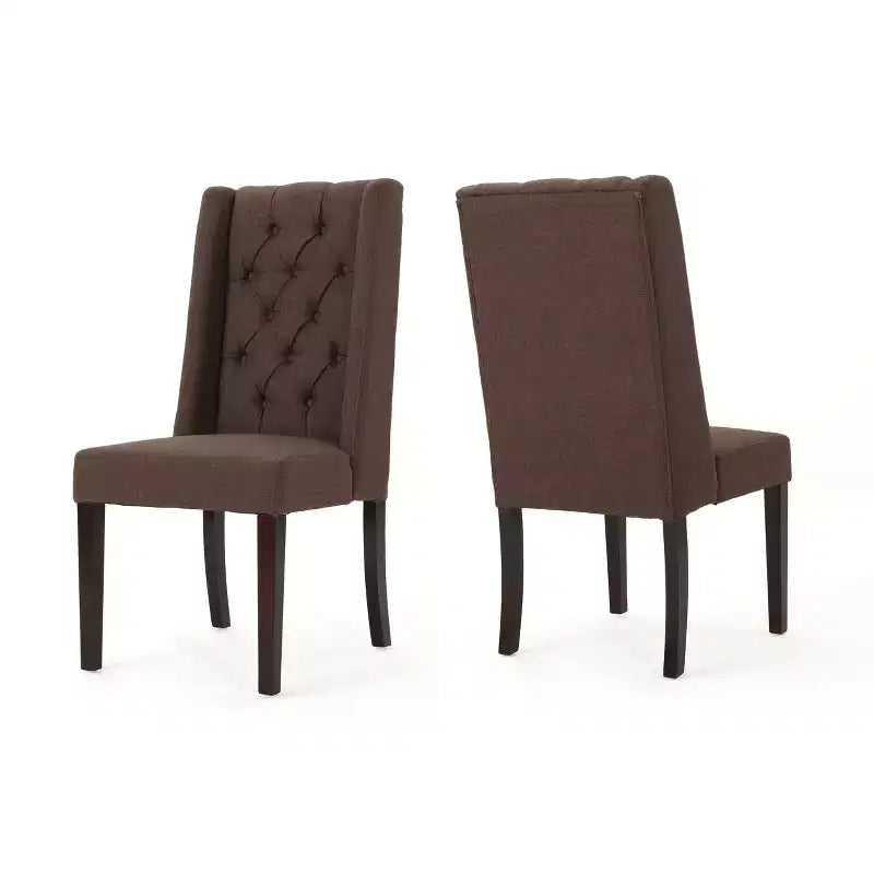 Ensemble de 2 chaises de salle à manger capitonnées Blythe - Christopher Knight Home