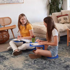 ECR4Kids Le bureau portable Surf avec chariot de rangement mobile, lot de 30