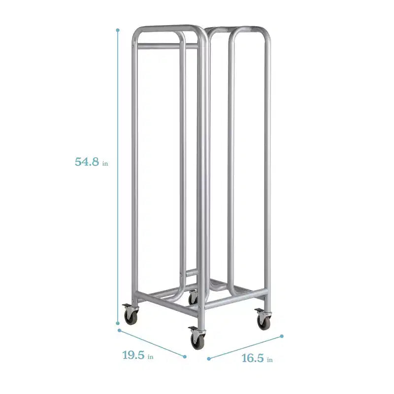 ECR4Kids Le bureau portable Surf avec chariot de rangement mobile, lot de 30