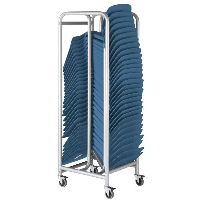 ECR4Kids Le bureau portable Surf avec chariot de rangement mobile, lot de 30