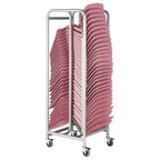 ECR4Kids Le bureau portable Surf avec chariot de rangement mobile, lot de 30