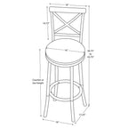 Tabouret de bar Karson réglable en hauteur - Holli Furniture