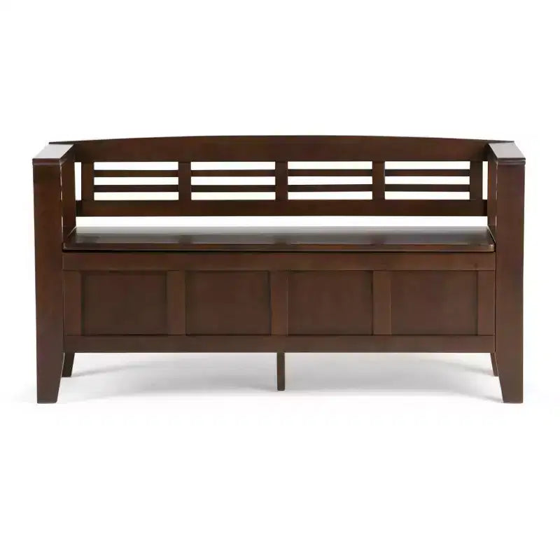 Banc de rangement en bois massif 48 Chandler - Wyndenhall