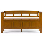 Banc de rangement en bois massif 48 Chandler - Wyndenhall