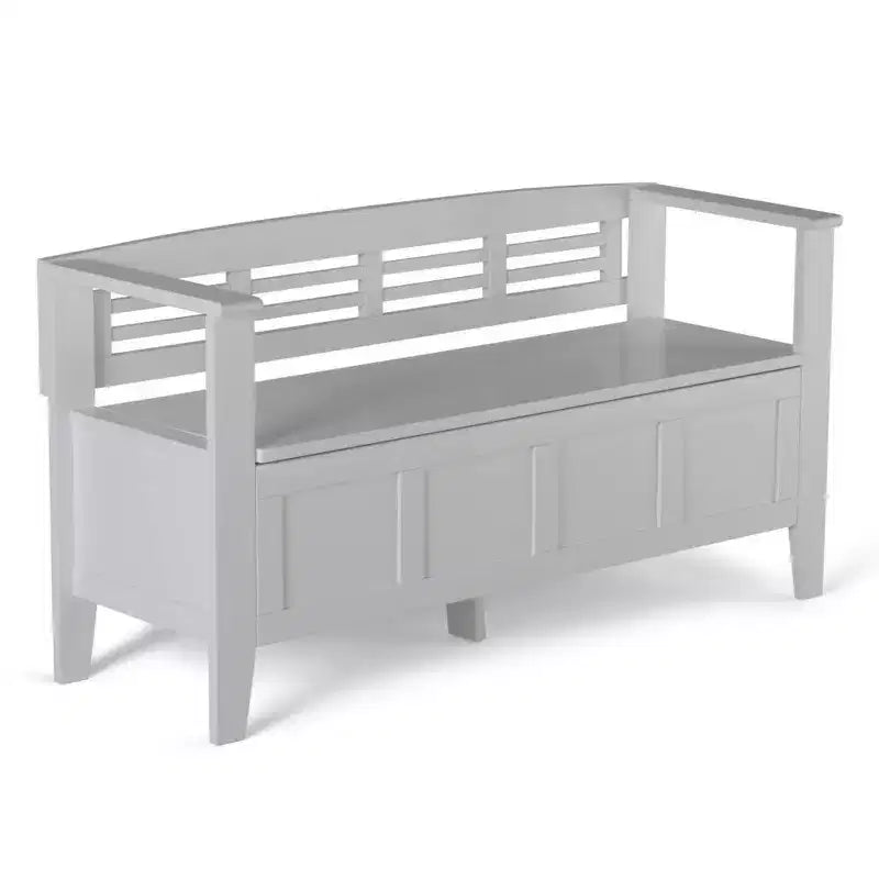 Banc de rangement en bois massif 48 Chandler - Wyndenhall