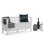 Banc de rangement en bois massif 48 Chandler - Wyndenhall