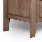 Banc de rangement en bois massif 48 Chandler - Wyndenhall