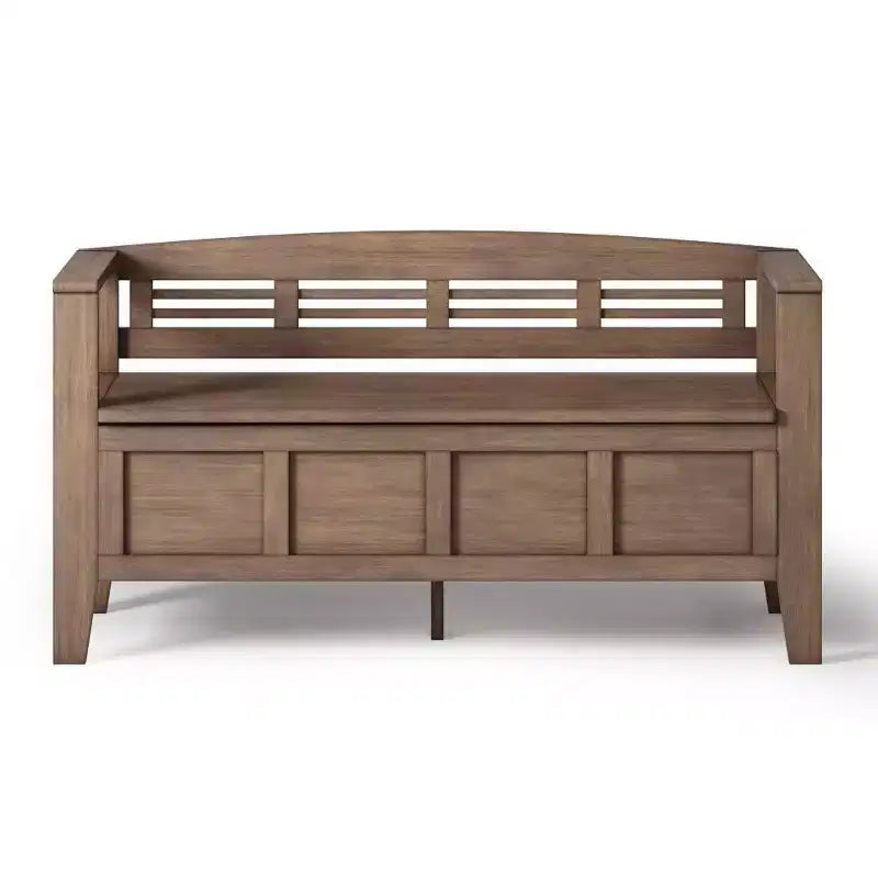 Banc de rangement en bois massif 48 Chandler - Wyndenhall