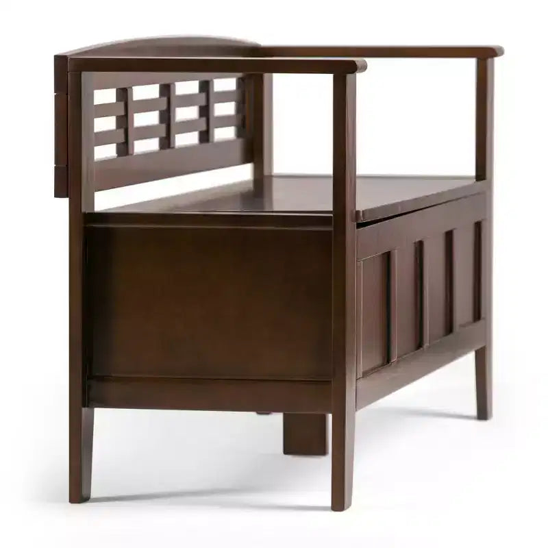 Banc de rangement en bois massif 48 Chandler - Wyndenhall