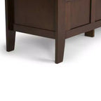 Banc de rangement en bois massif 48 Chandler - Wyndenhall