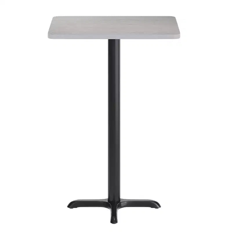 Flash Furniture Plateau de table rectangulaire stratifié 24'' x 30'' avec pied de table hauteur bar 22'' x 22''