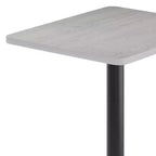 Flash Furniture Plateau de table rectangulaire stratifié 24'' x 30'' avec pied de table hauteur bar 22'' x 22''