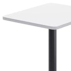 Flash Furniture Plateau de table rectangulaire stratifié 24'' x 30'' avec pied de table hauteur bar 22'' x 22''