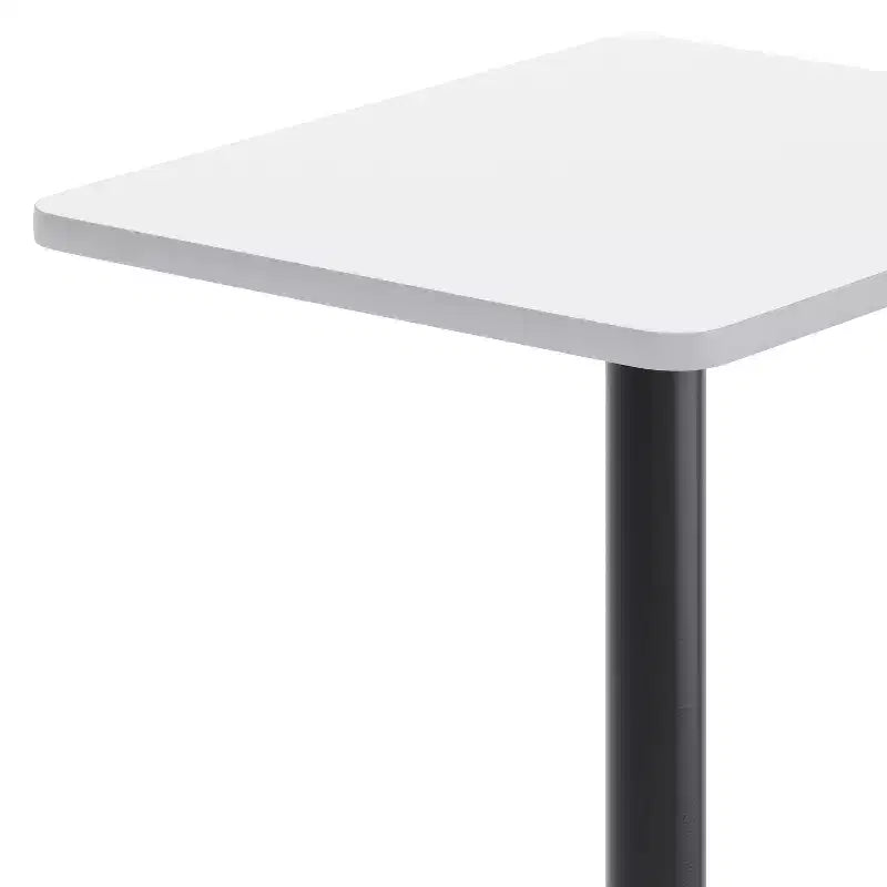 Flash Furniture Plateau de table rectangulaire stratifié 24'' x 30'' avec pied de table hauteur bar 22'' x 22''