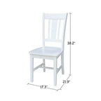 Lot de 2 chaises San Remo Splatback – International Concepts