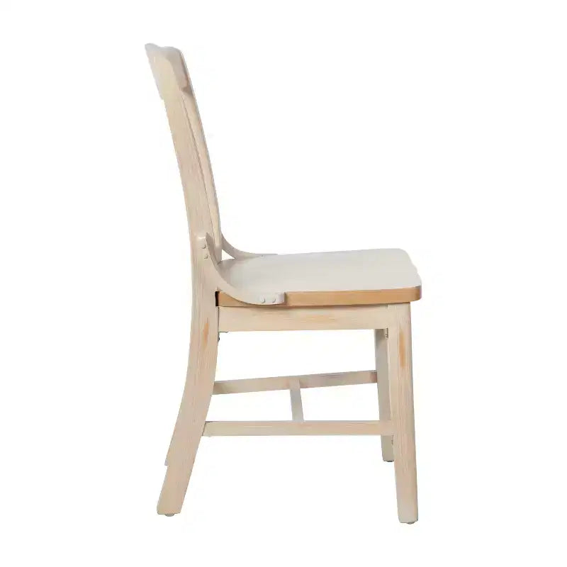 Chaise de restaurant en bois à dossier écolier de la série HERCULES de Flash Furniture