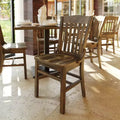 Chaise de restaurant en bois à dossier écolier de la série HERCULES de Flash Furniture