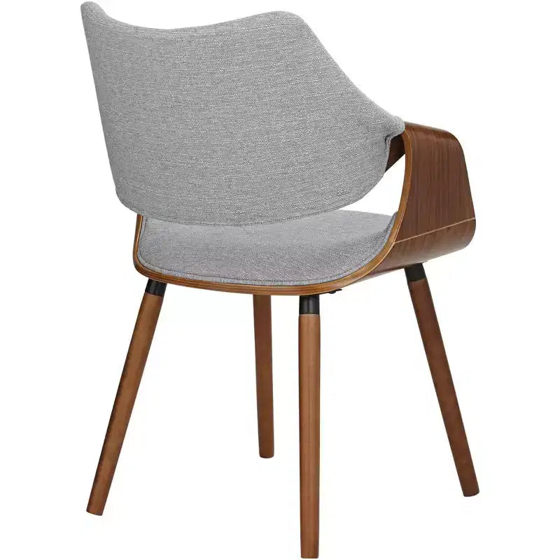 Chaise de salle à manger Studio 55D en tissu gris et bois de hêtre Westin