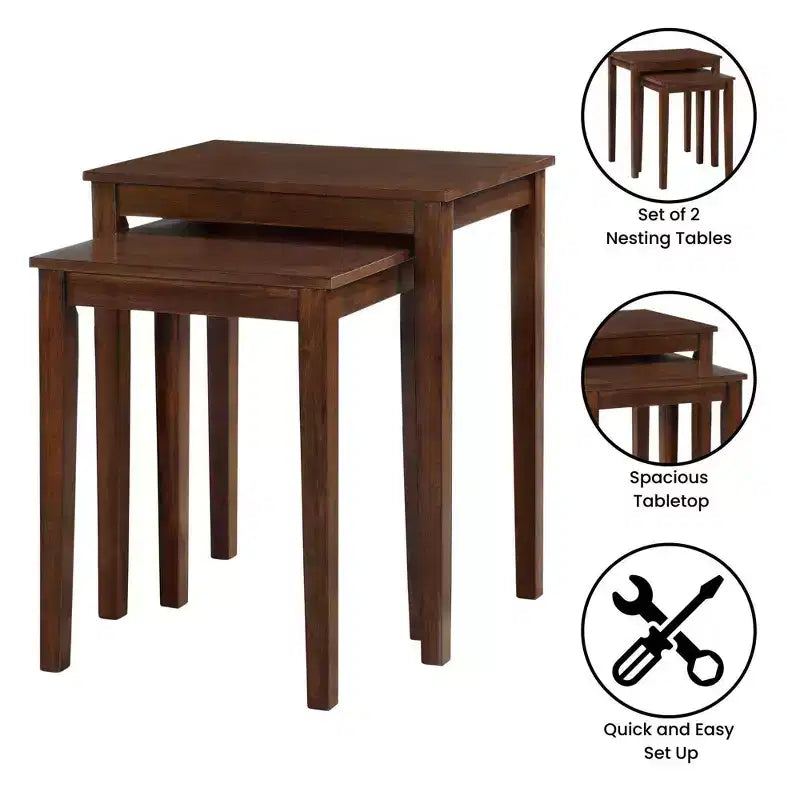Tables d'appoint gigognes American Heritage - Johar Furniture