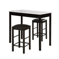 Ensemble de salle à manger 3 pièces table et tabourets hauteur comptoir Lancer Tavern - Linon
