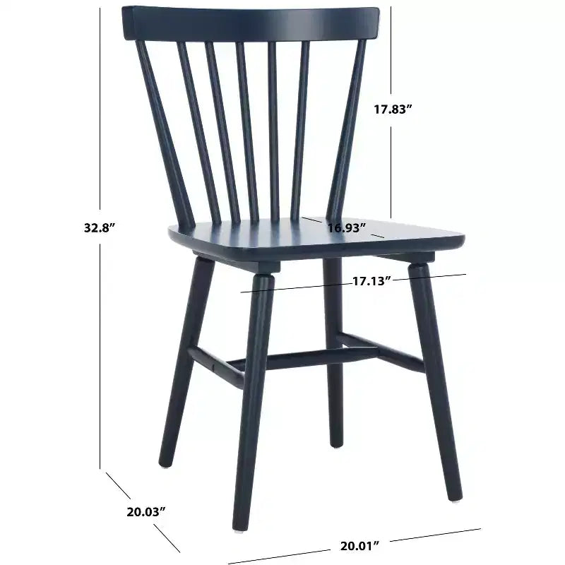 Chaise de salle à manger Winona à dossier à fuseaux - DCH8500 - Safavieh