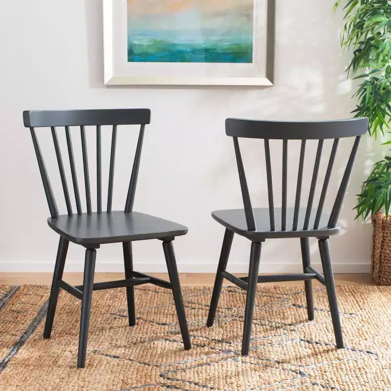 Chaise de salle à manger Winona à dossier à fuseaux - DCH8500 - Safavieh