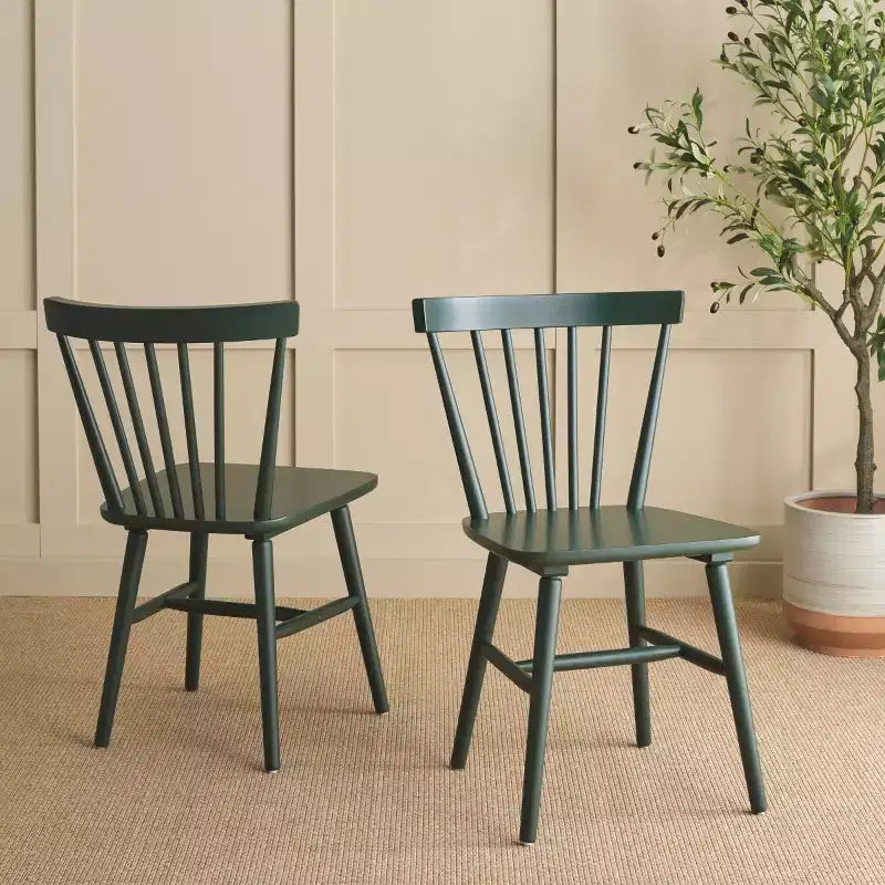 Chaise de salle à manger Winona à dossier à fuseaux - DCH8500 - Safavieh