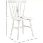 Chaise de salle à manger Winona à dossier à fuseaux - DCH8500 - Safavieh