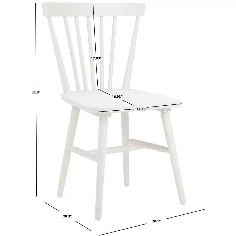 Chaise de salle à manger Winona à dossier à fuseaux - DCH8500 - Safavieh