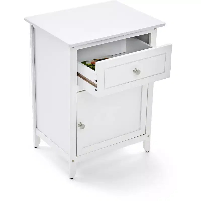 Table d'appoint Alcott avec tiroir simple et armoire de rangement - ClickDecor