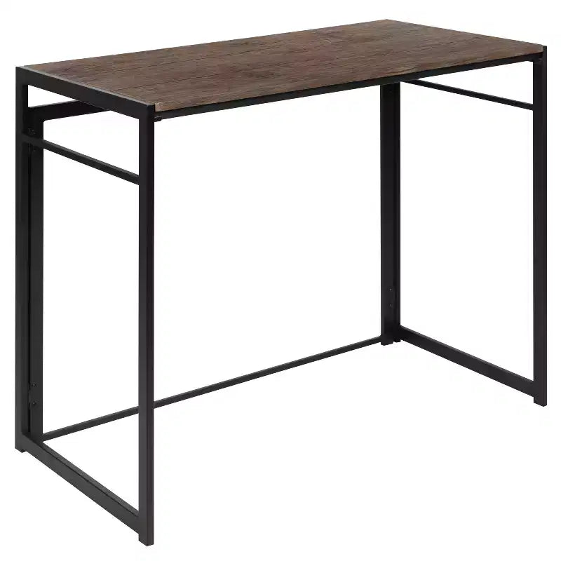 Flash Furniture Rustic Home Office Folding Computer Desk - 40