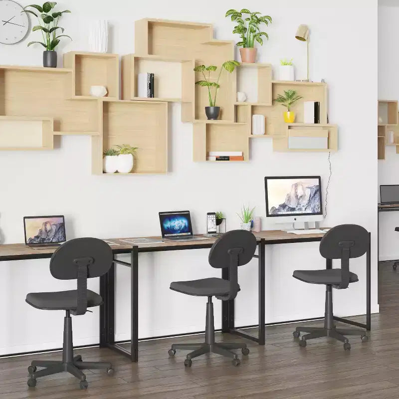 Flash Furniture Bureau pliant rustique pour ordinateur de bureau à domicile - 40