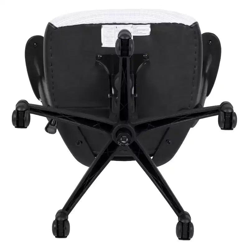 Chaise de bureau ergonomique pivotante Flash Furniture Executive Designer Mesh à dossier haut avec accoudoirs réglables