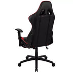 Chaise de jeu Flash Furniture X30 Chaise de bureau ergonomique de course avec dossier entièrement inclinable et repose-pieds coulissant en cuir souple rouge