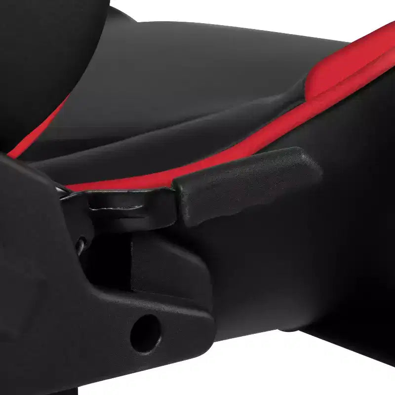 Chaise de jeu Flash Furniture X30 Chaise de bureau ergonomique de course avec dossier entièrement inclinable et repose-pieds coulissant en cuir souple rouge
