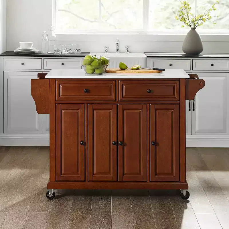 Desserte de cuisine grand format avec plateau en granit - Crosley