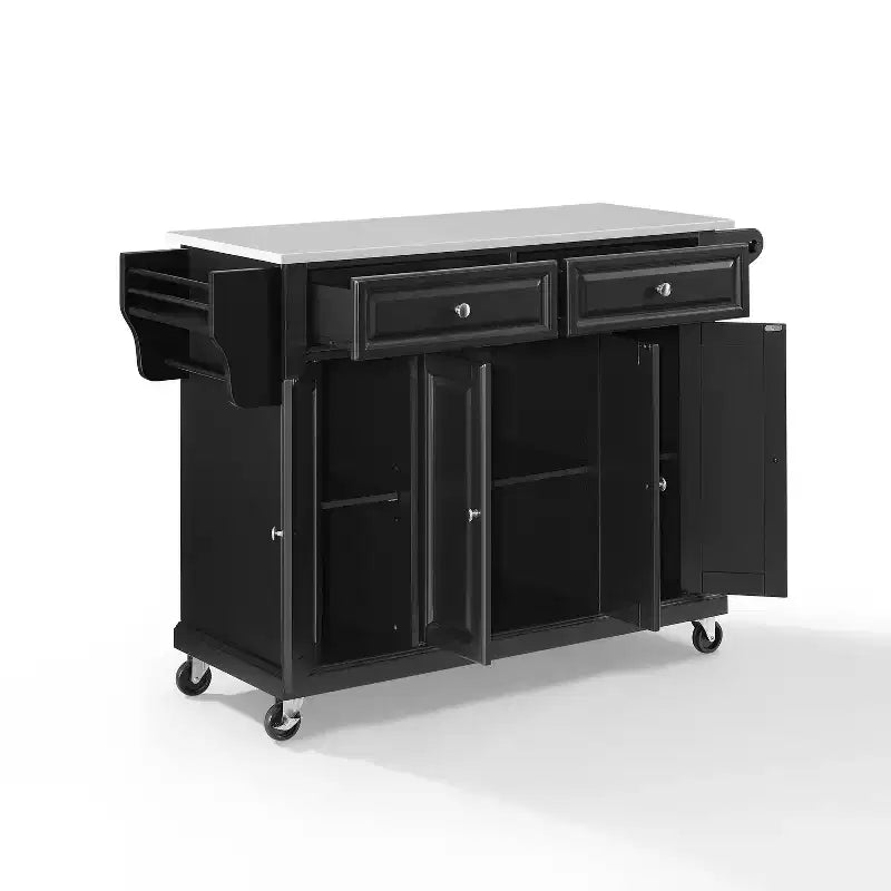 Desserte de cuisine grand format avec plateau en granit - Crosley