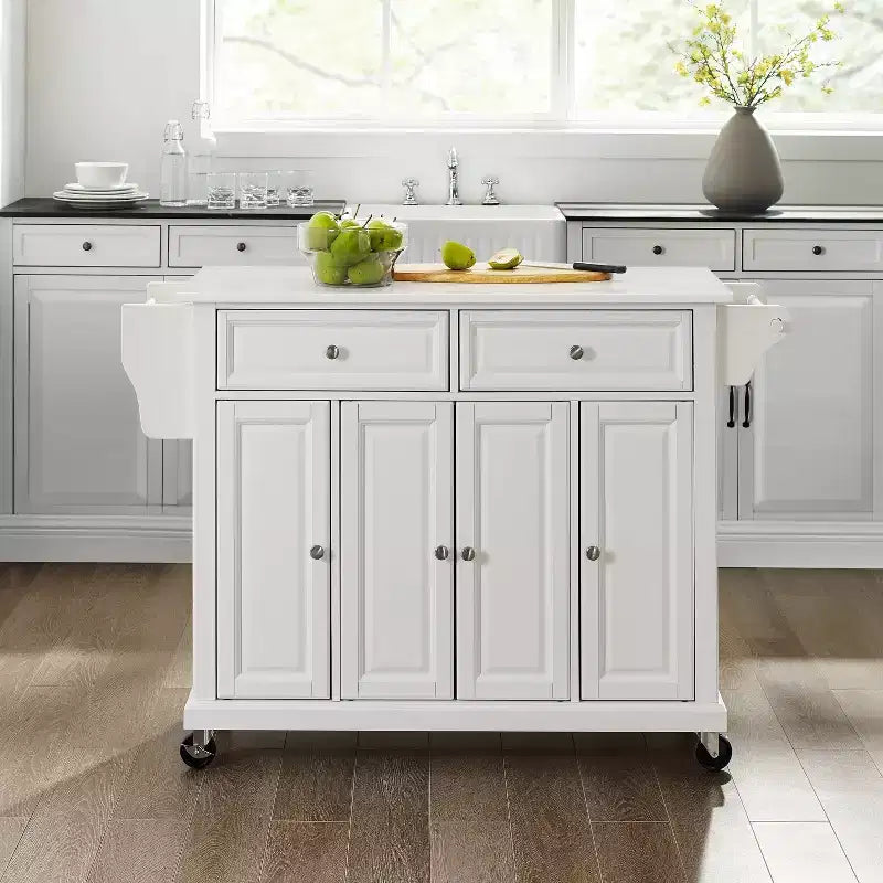Desserte de cuisine grand format avec plateau en granit - Crosley