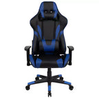 Chaise de jeu ergonomique Emma et Oliver Racing avec dossier entièrement inclinable en cuir synthétique rouge